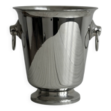 Shiny metal champagne bucket