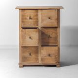 Commode rustique d'art populaire, France années 1900