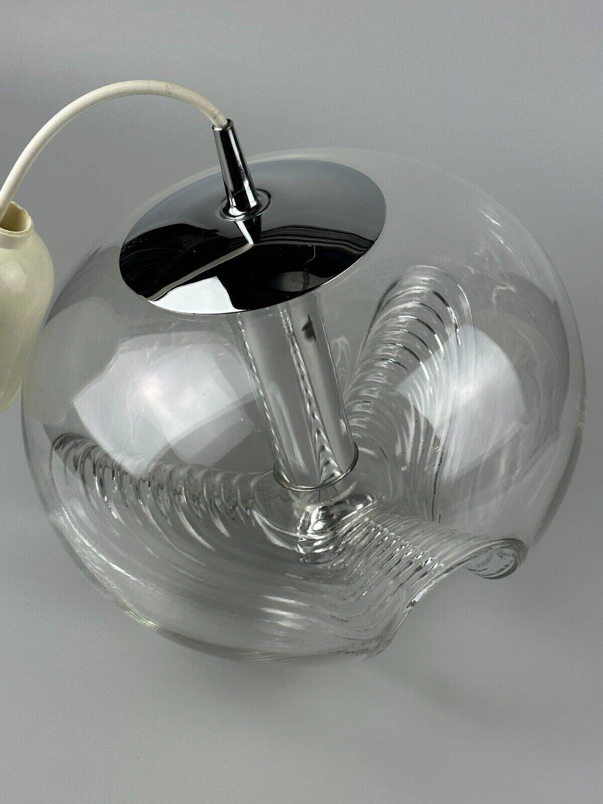 60s 70s ceiling lamp hanging lamp Peill & Putzler "Wave" Koch & Lowy Design