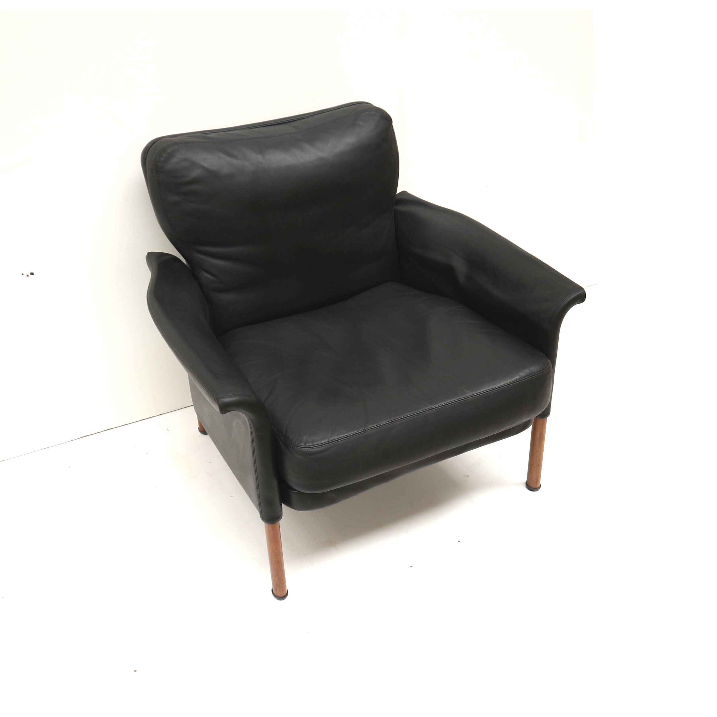 Leather armchair by Hans Olsen 1960s