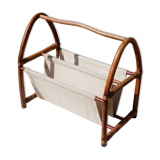 Porte revue rotin et jute
