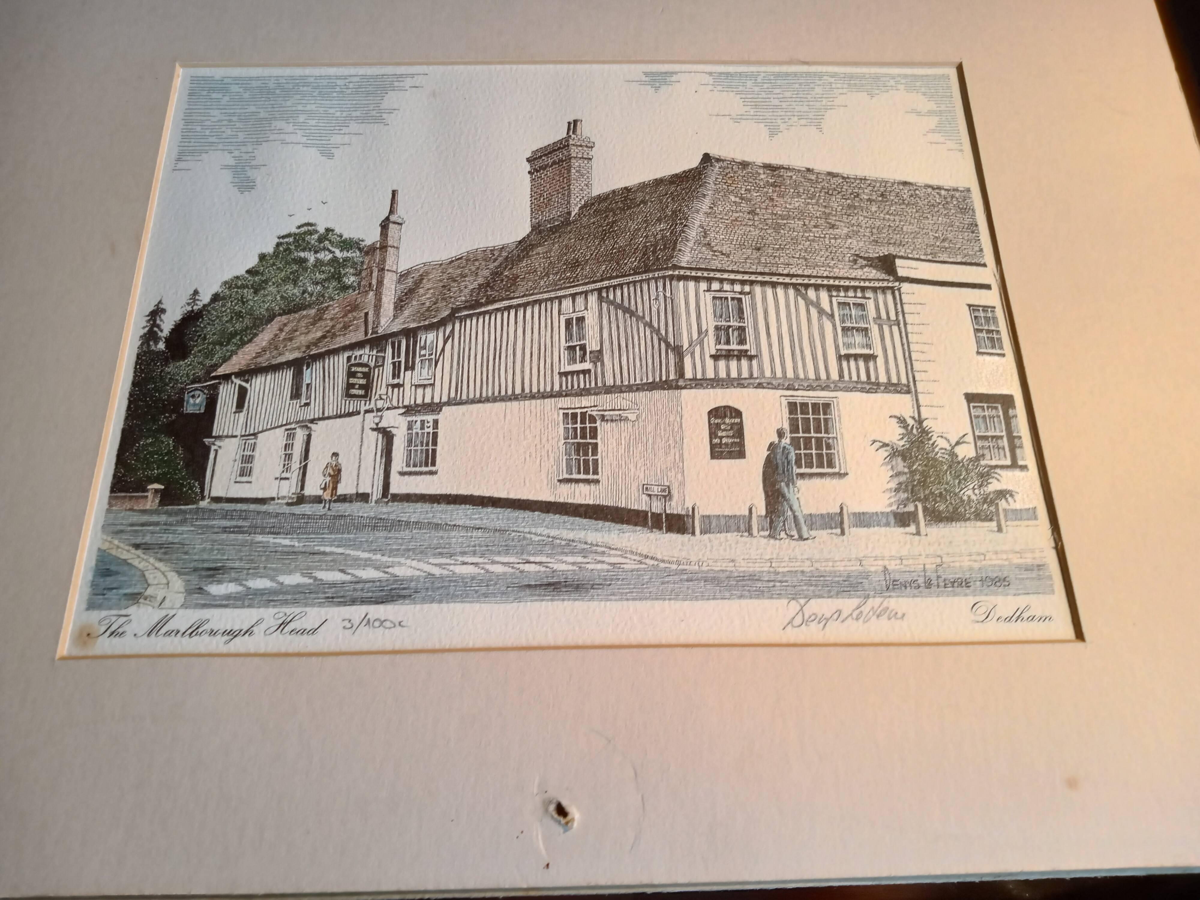 Lithograph Denys Le Fevre Royal Painter