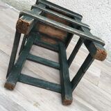 Former green workshop stool
