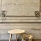 Sheepskin stool