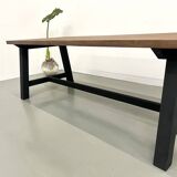 Modern solid oak dining table