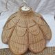 Rattan flower ceiling lamp, 1980