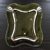 Clover dish olive green