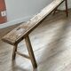 Oak farm bench