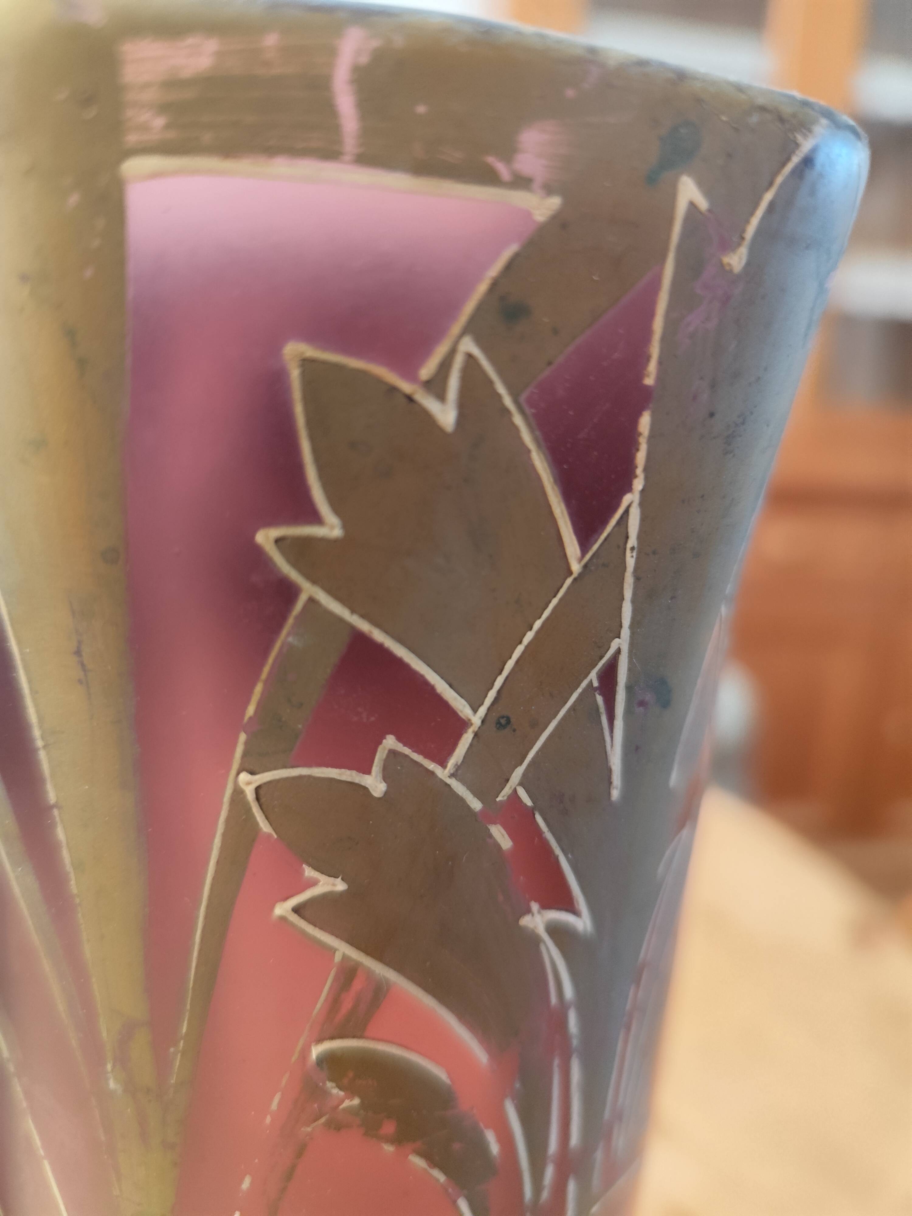 Pair of Art Nouveau vases