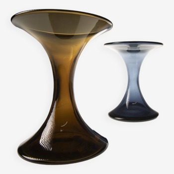 Pair of Havana tulip vases by Holmegaard