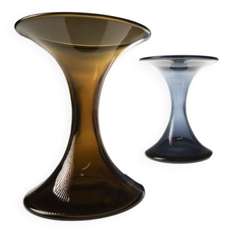 Paire de vases tulipe Havana par Holmegaard