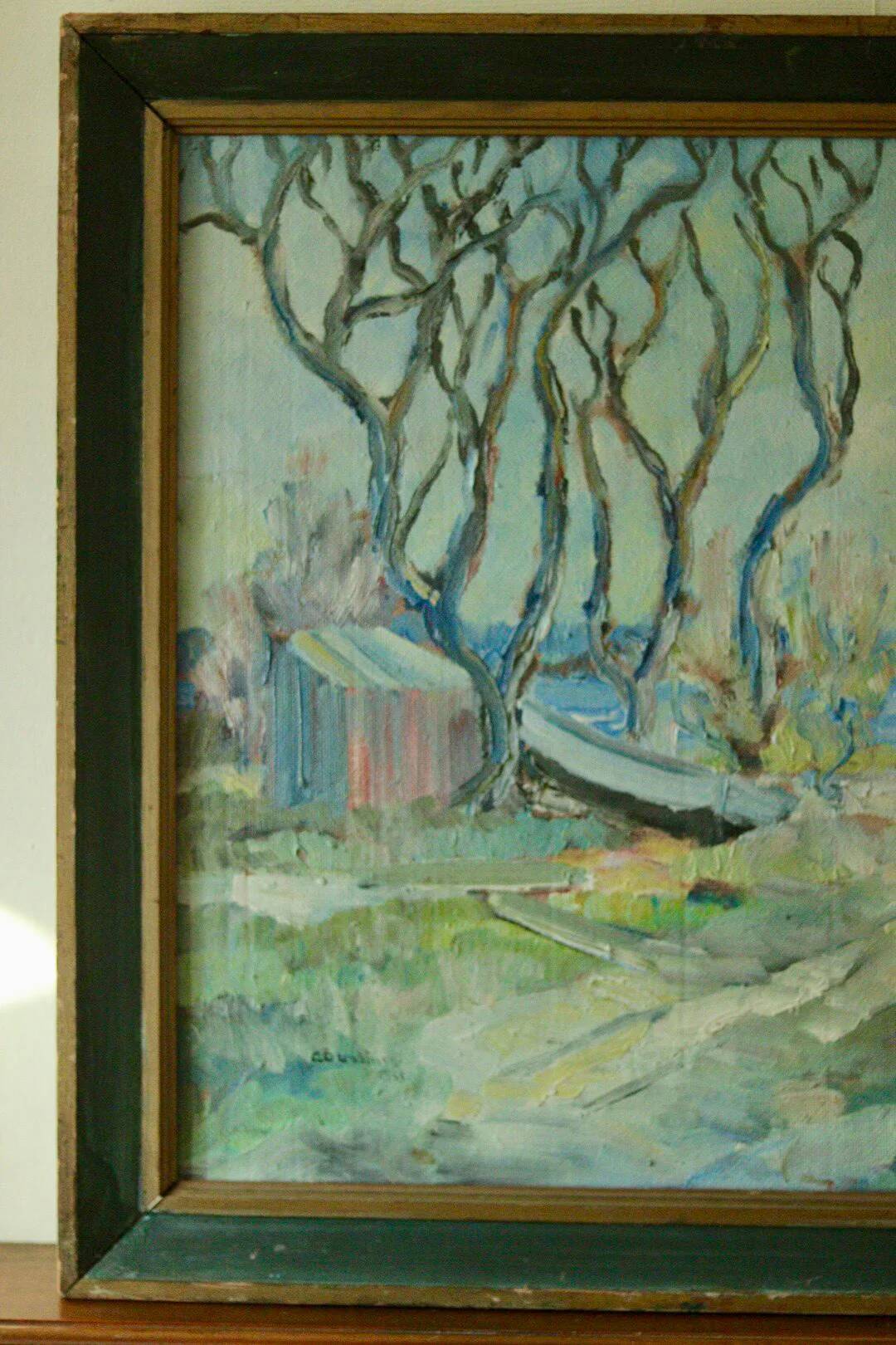 Boat in the trees by CB