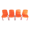 Vintage orange chairs child