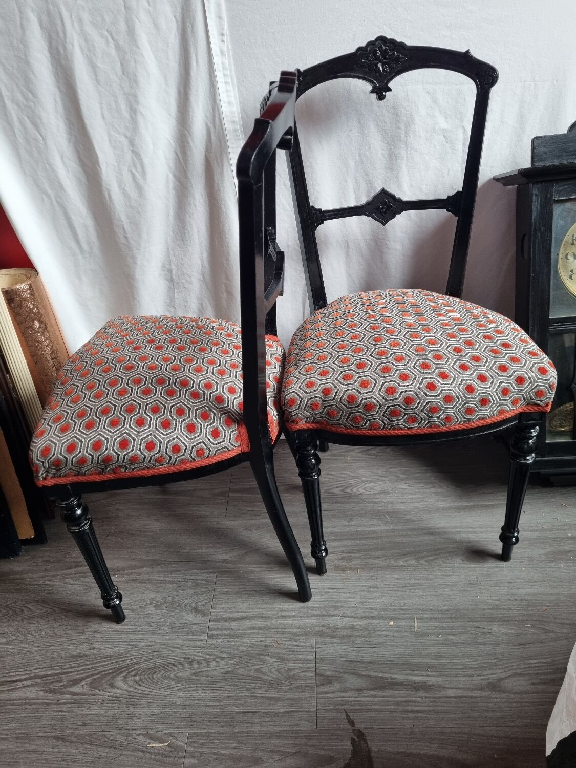 Restored Napoleon III chairs