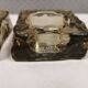 Two beautiful “cobblestone” candlesticks by Monica Ritterband 2004