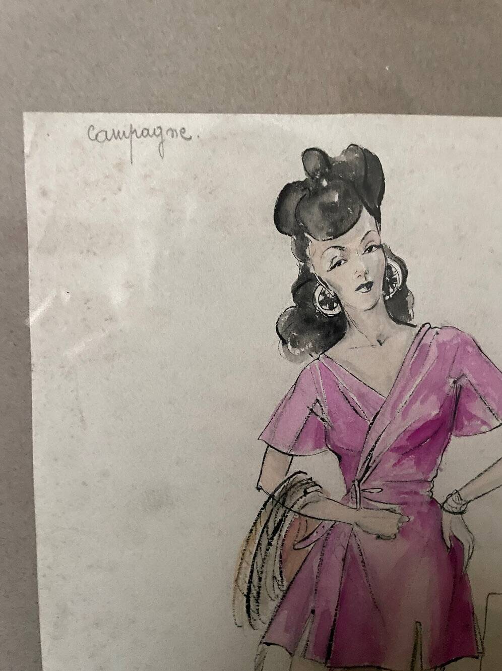 Fashion drawing G Mazoyer