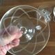 Old champagne glasses engraved 1930