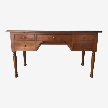 Bureau en aulne style Louis Philippe