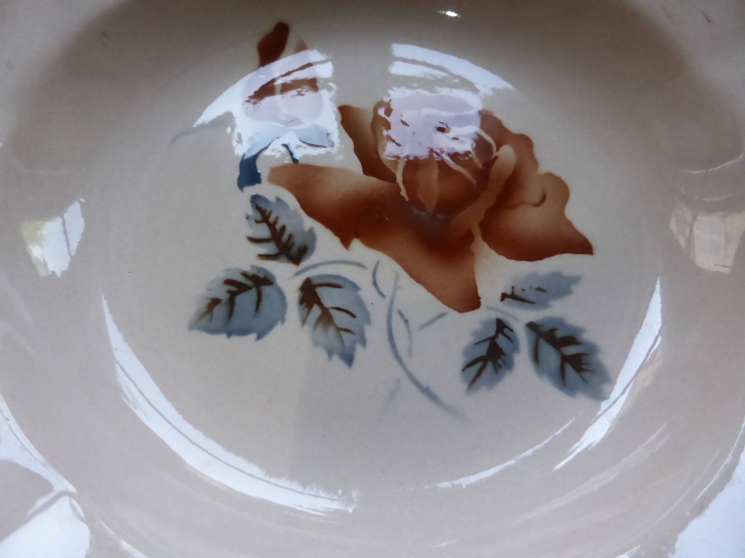 4 vintage deep plates from Digoin Sarreguemines 200894