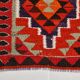 Vintage Orange & Blue Tribal Kilim Runner Rug, 95x320Cm