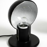 Pair of large 1980s Italian table lamps made of colorful multi-layer Murano