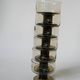 set of 6 smoked glass champagne glasses Design 1970