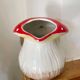 Vintage mushroom barbotine carafe