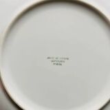 3 Dinner Plates 26 cm Yellow from Chrome - Limoges Porcelain
