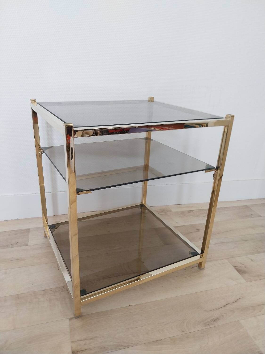 Belgo chrom side tables from the 70s