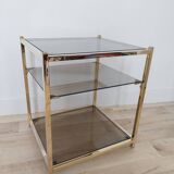 Belgo chrom side tables from the 70s