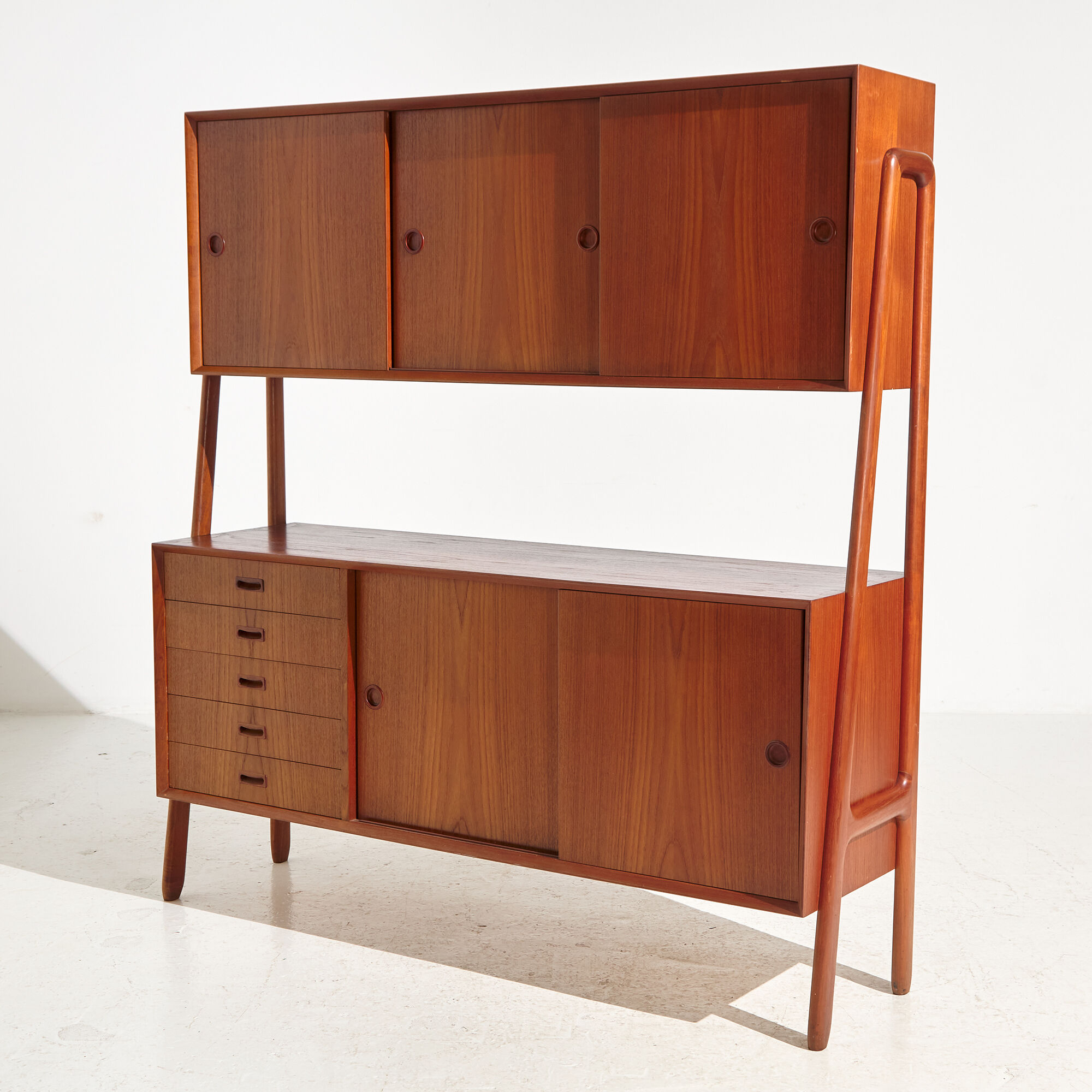 Model 3 teak double sideboard by gunni omann for oman junn mk9357
