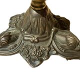 Rustic brass onyx lamp base