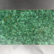 Coffee table with malachite top and brass frame, France, 1950s