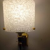 Paire d'appliques 1950/60 avec abat-jour en perspex