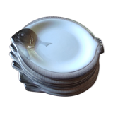 Longwy fish plates