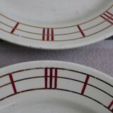 Set of 4 flat plates