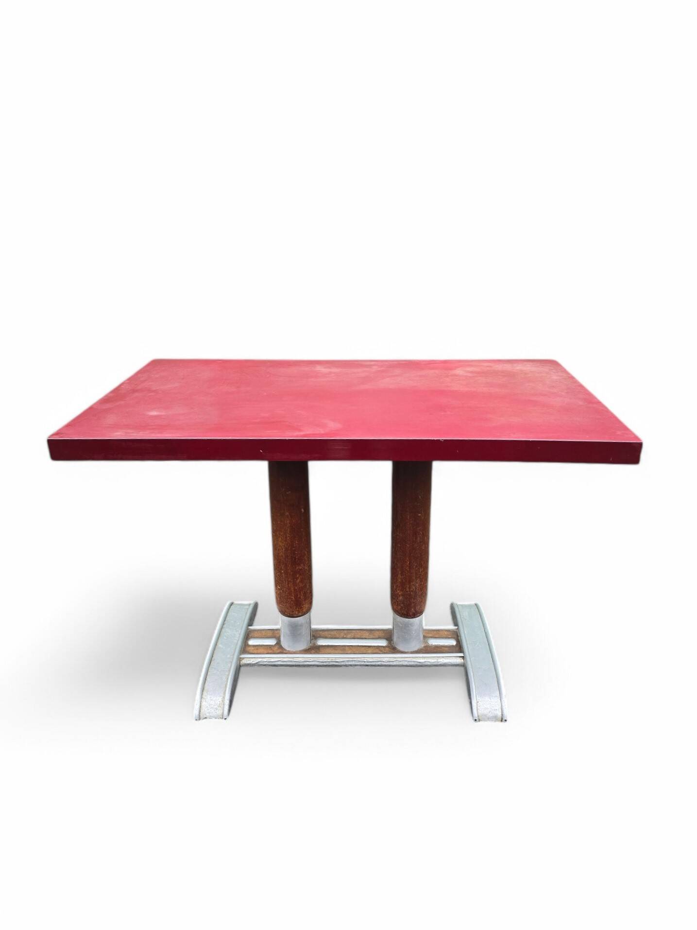 Vintage bistro table with bakelite top