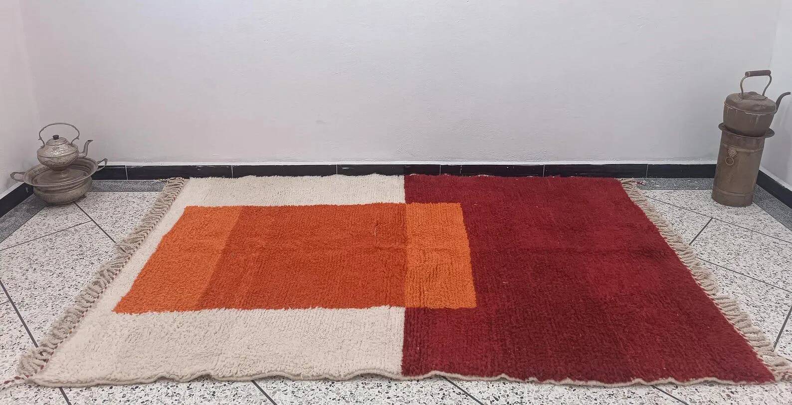 Tapis fait main traditionnal 250cmX150cm marocain