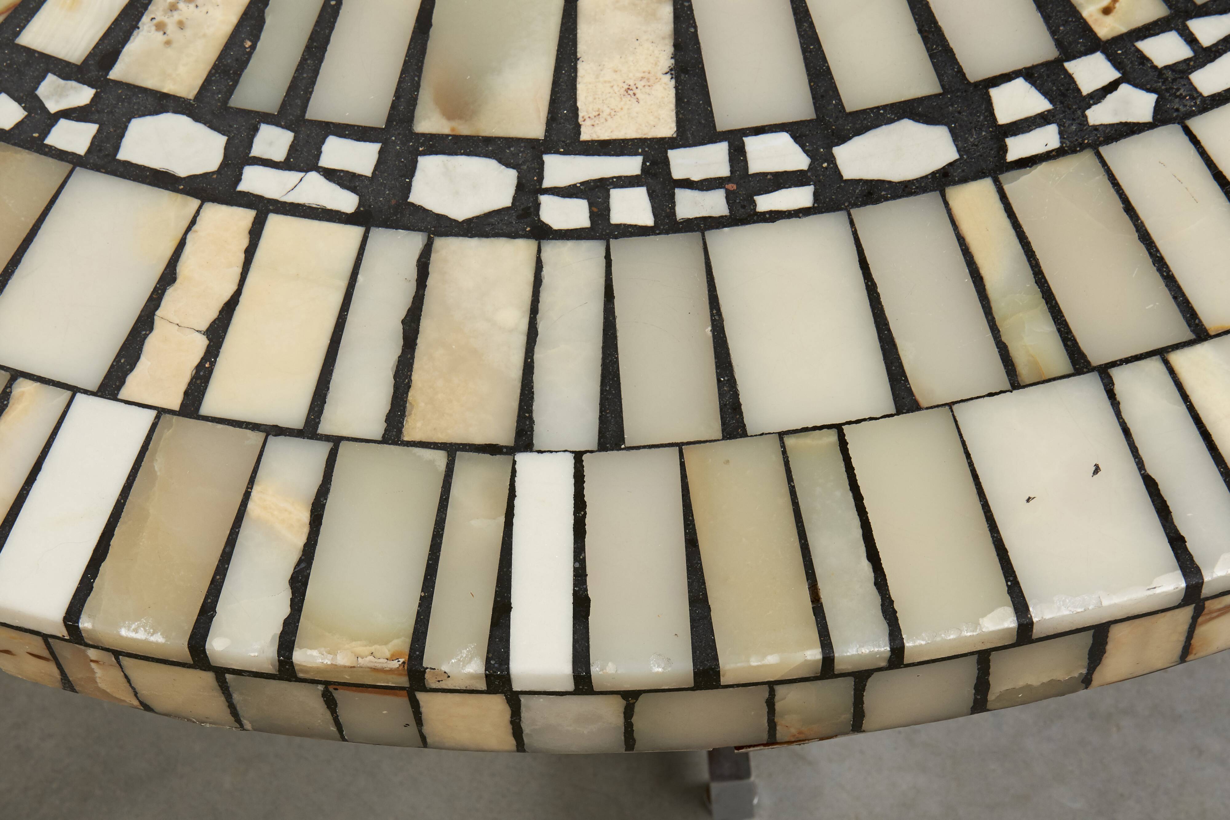 Mosiac marble coffee table by Heinz Lilienthal, 1960s