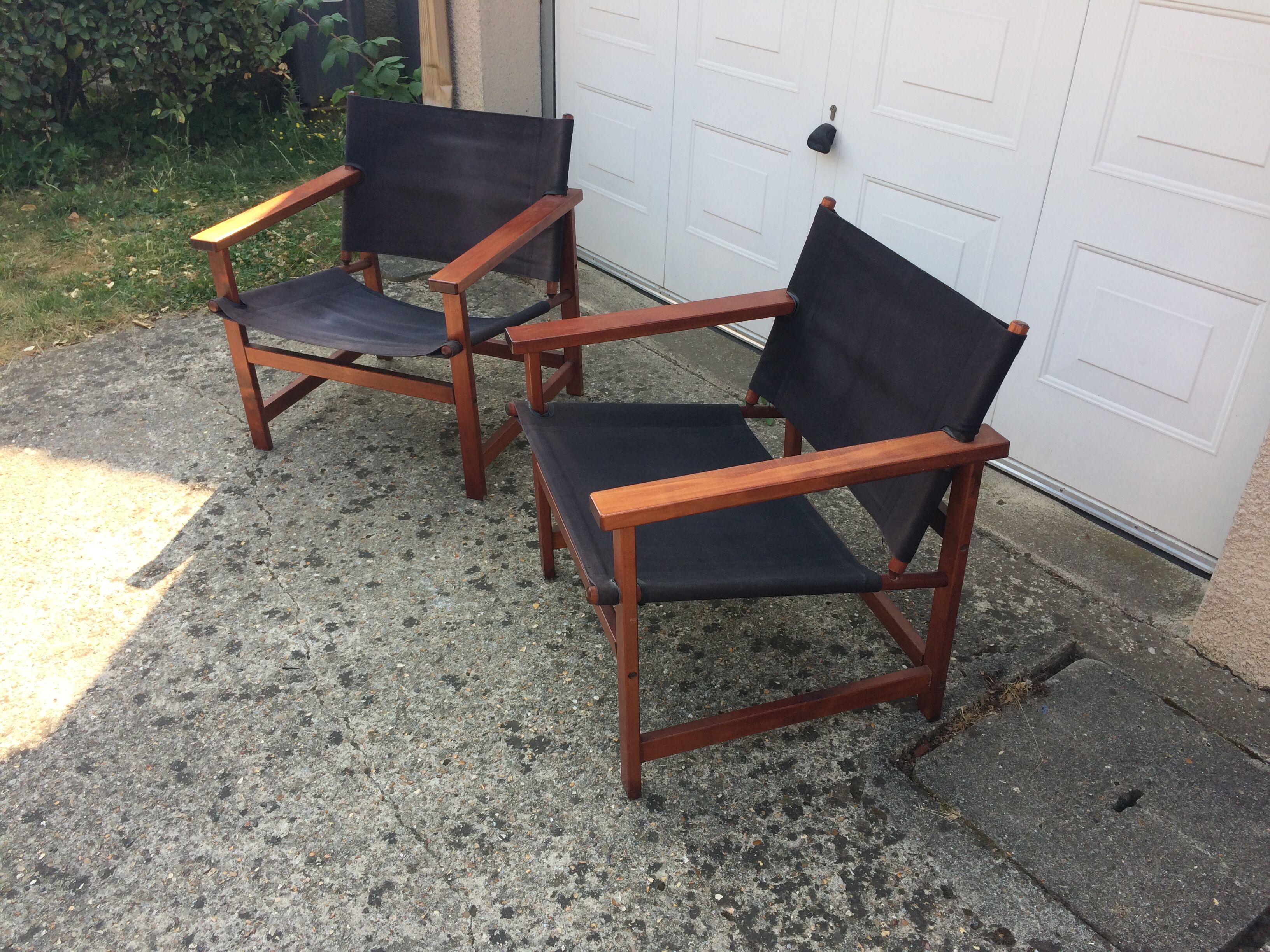 Pair of danish armchairs