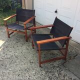 Pair of danish armchairs