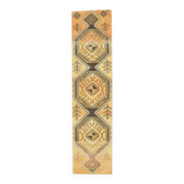 Tapis couloir turc Oushak vintage des années 1970 fait à la main en laine 72x303