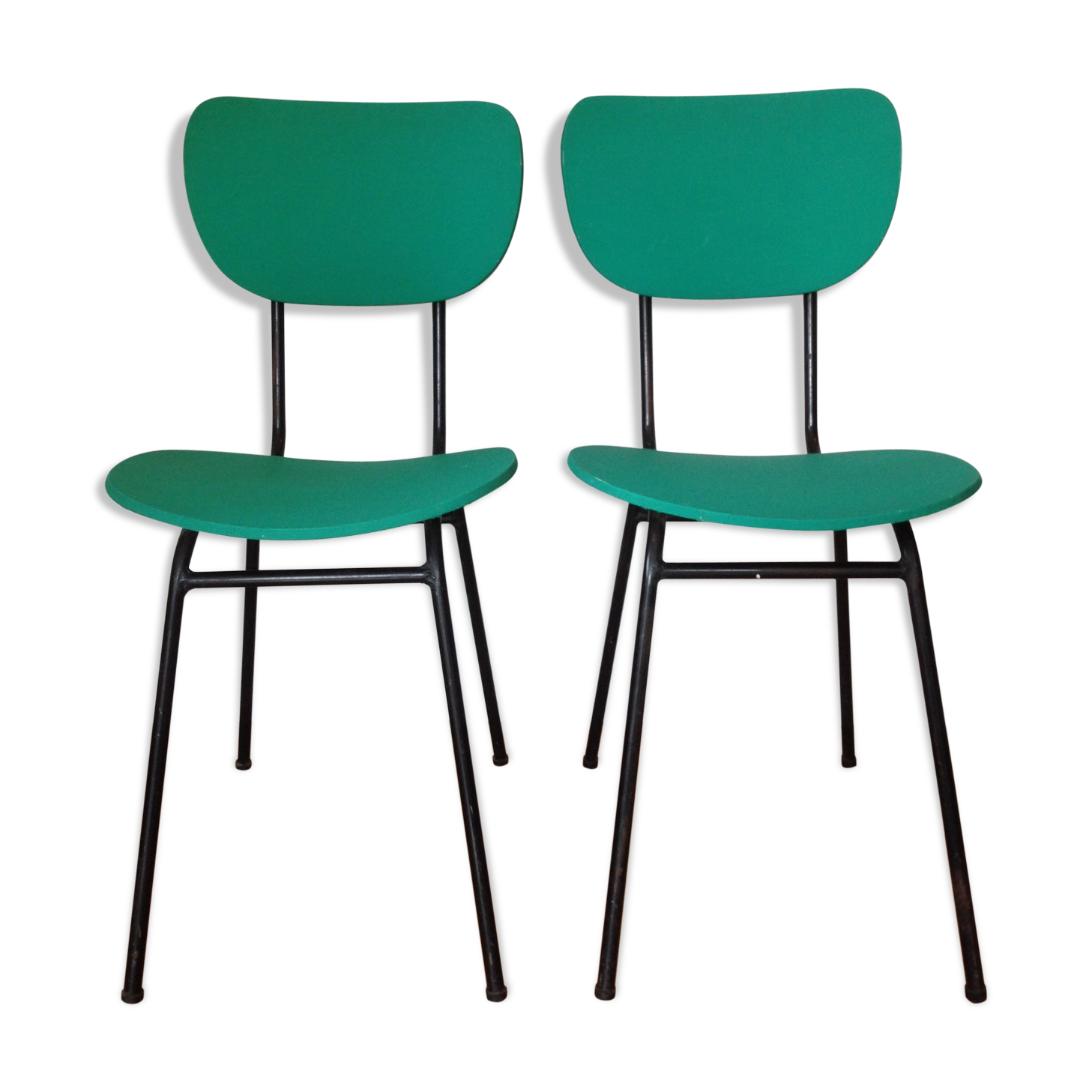 Pair vintage 50s chairs