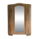 Armoire Art déco, 3 portes, 1 miroir, sablée