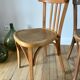 Duo of bistro chairs style Baumann vintage 40s-50s