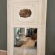 trumeau mirror from the 1920s in painted wood