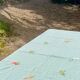 Vintage embroidered tablecloth