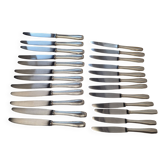 24 silver-plated knives