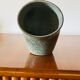 Organic green ceramic vase, France 1960s