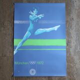 Poster "Gymnastics" Munich Olympic Games, 1972